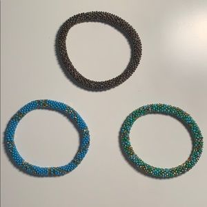 💜3/$12 Beaded Bracelet Set